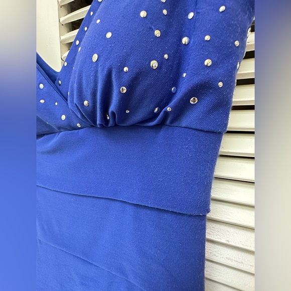 Jessica Blue Dress Size 4 - Picture 7 of 12